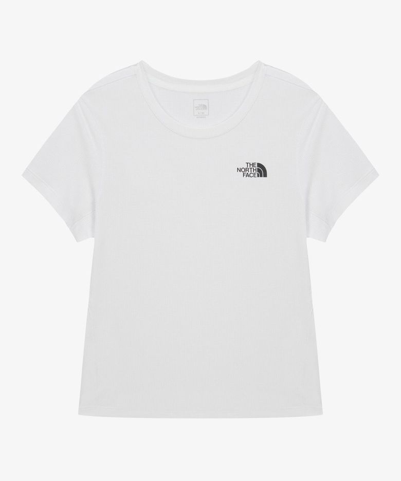 NT7US34D 여성 TNF 런 반팔 티 WHITE