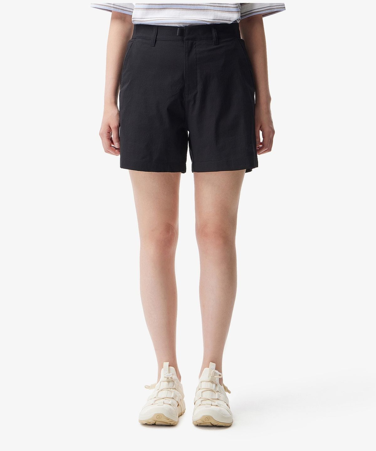 노스페이스(THE NORTH FACE) NS6NS49A 여성 베이신 쇼츠 5인치 BLACK