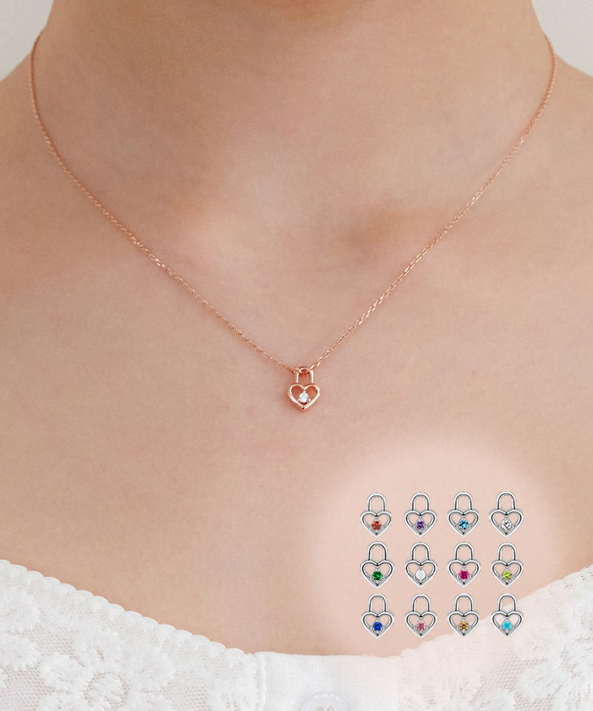 오블라(OVLA) [애타트] IN MY HEART_through every season necklace JN048