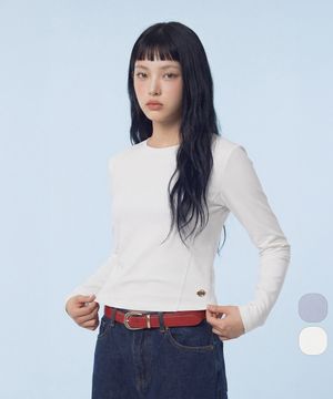 Slim Fit Line Detail Top_2 Colors