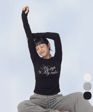 Fingerhole Raglan Long Sleeve_3 Colors