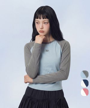 Mini Symbol Raglan Long Sleeve_3 Colors