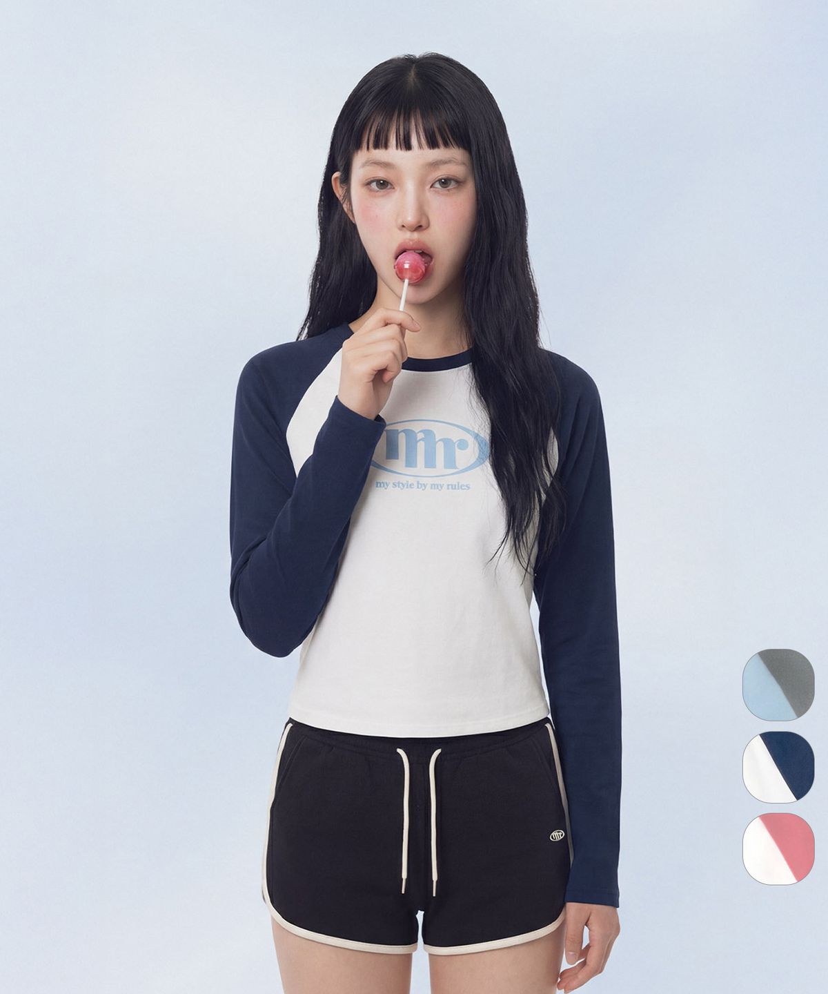 마스마룰즈 어패럴(MASMARULEZ APPAREL) Signature Symbol Raglan Long Sleeve_3 Colors
