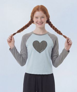 Heart Applique Raglan Long Sleeve_Sky Blue