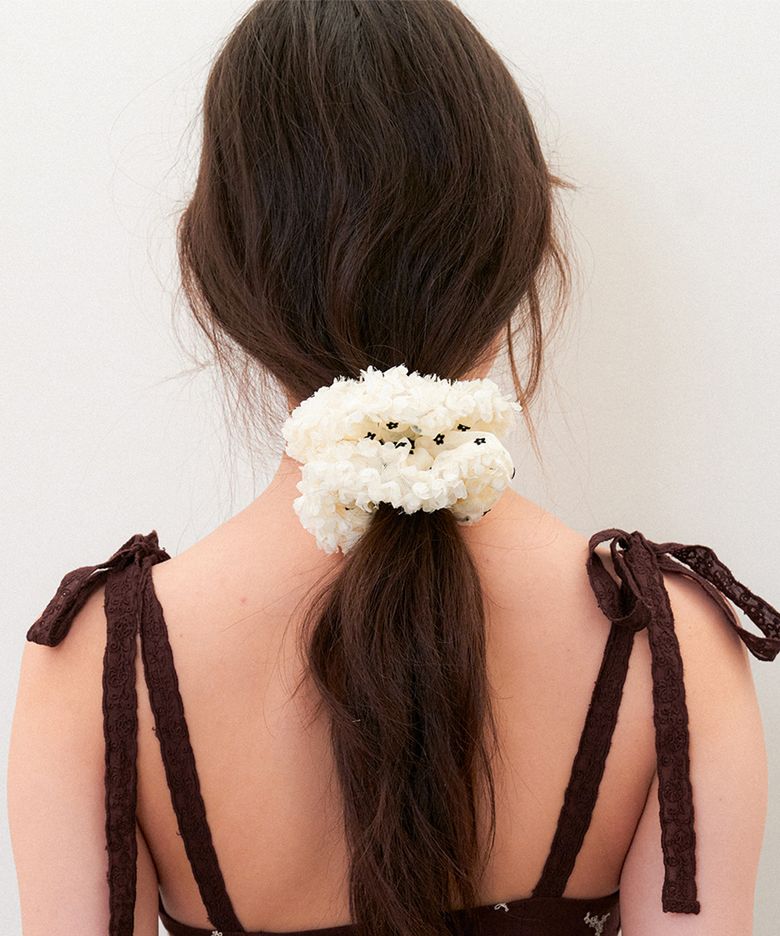 [애타트] wild flower scunchie HS033