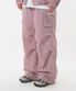 Essential Parasuit Shirring Cargo Pants_Indie Pink