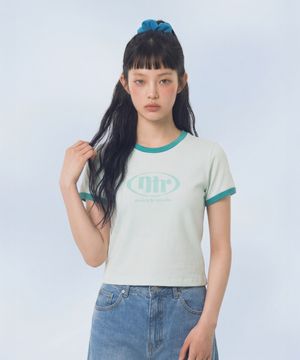 Signature Symbol Ringer T-Shirt_Mint