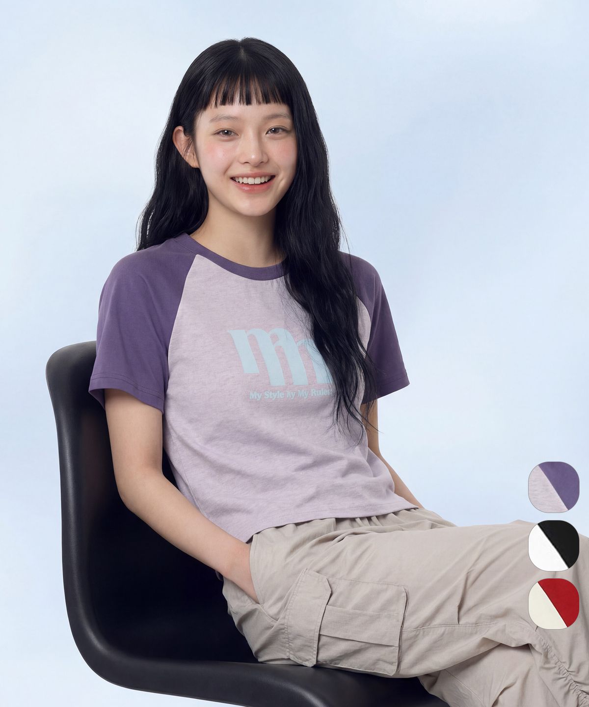 마스마룰즈 어패럴(MASMARULEZ APPAREL) Big Symbol Raglan T-Shirt_3 Colors