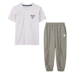 팀 어센틱 반팔 우븐스트레치 팬츠 세트 (K262ST020P) 카키