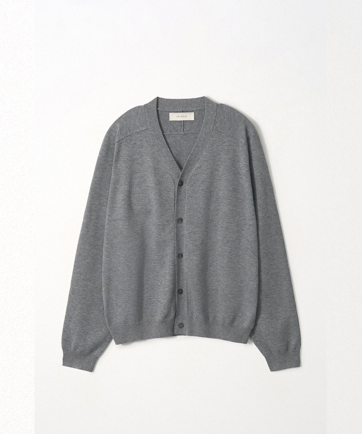 이지오(EZIO) Essential V Cardigan_Grey