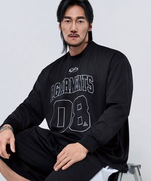 P2610 쿨메쉬 오버핏 롱슬리브 [블랙]