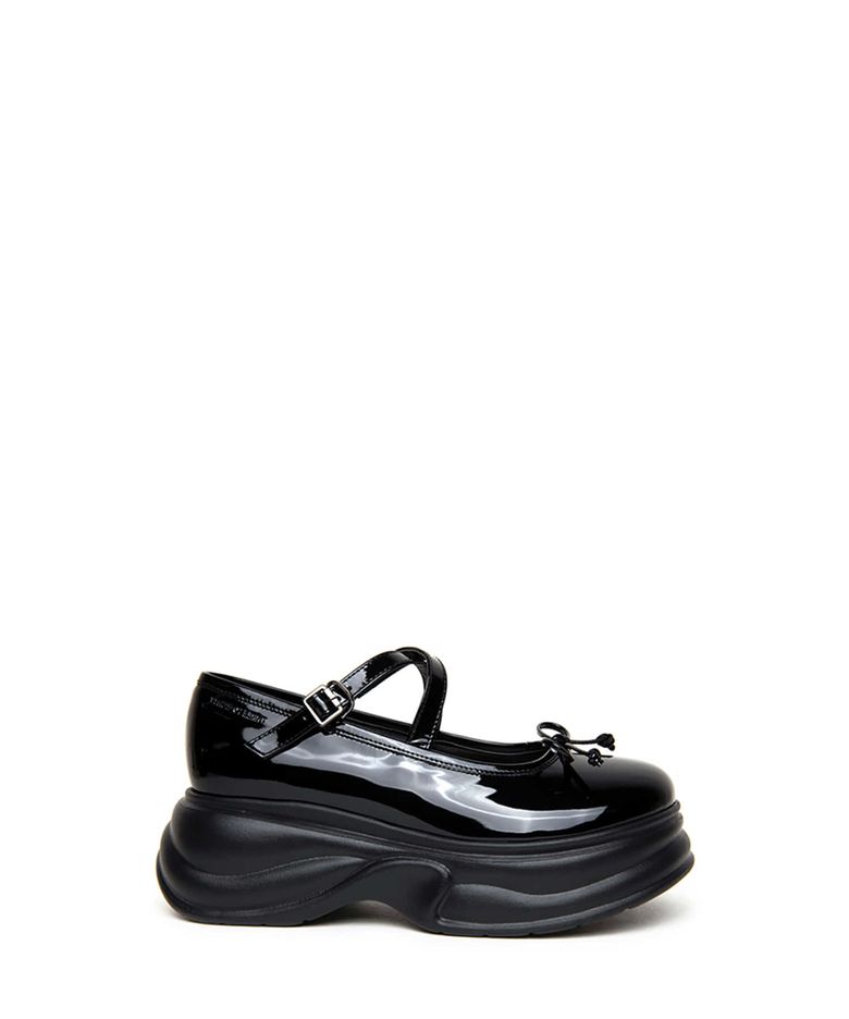 STRAP MARY JANE PLATFORM ENAMEL BLACK