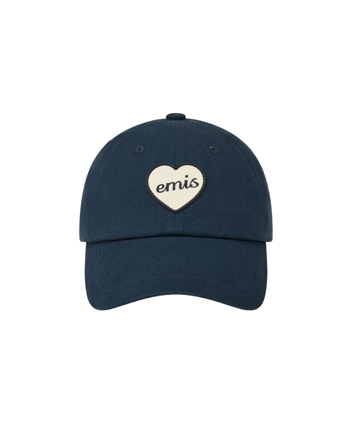 이미스(EMIS) HEART RUBBER PATCH BALL CAP-NAVY