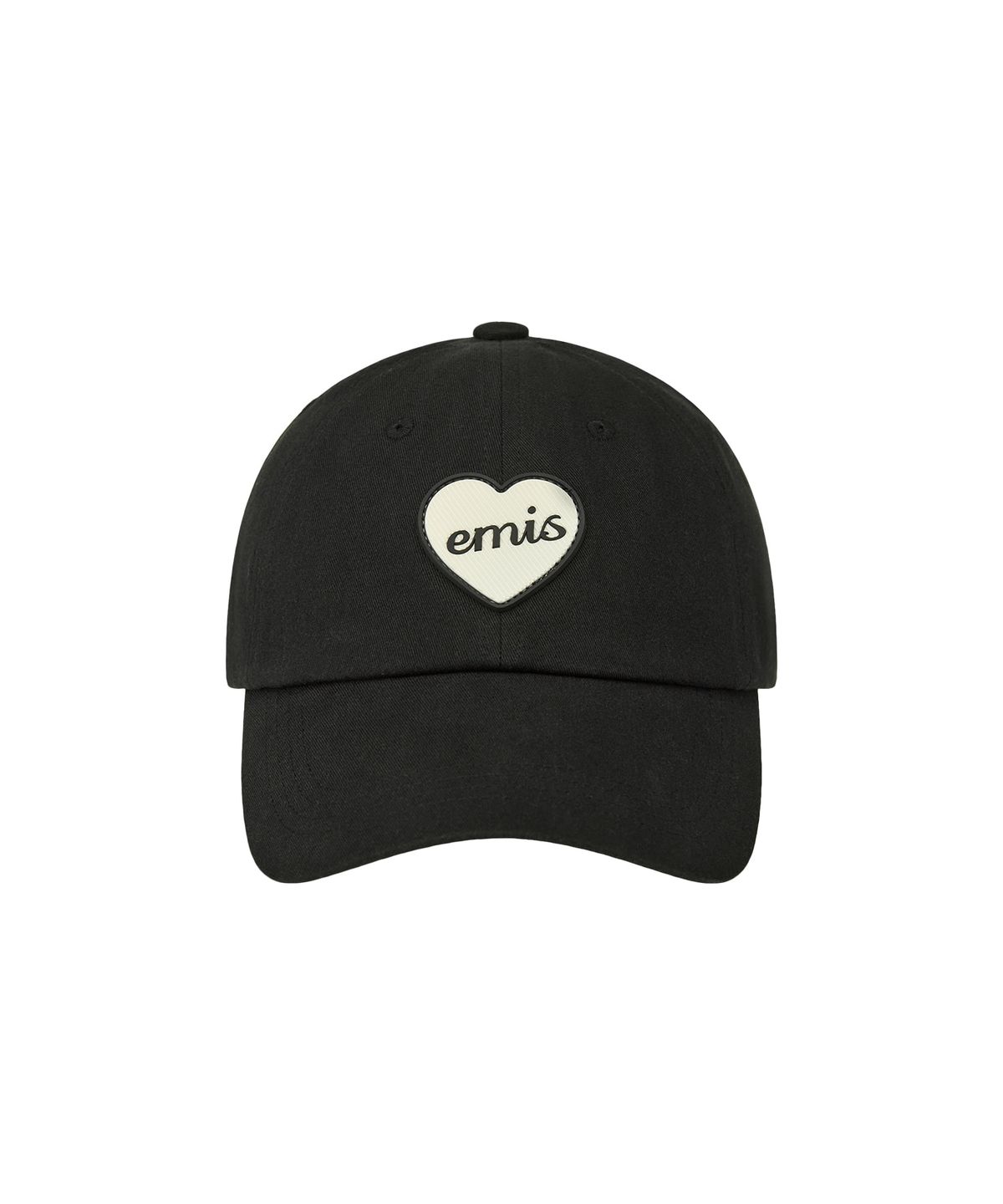 이미스(EMIS) HEART RUBBER PATCH BALL CAP-BLACK