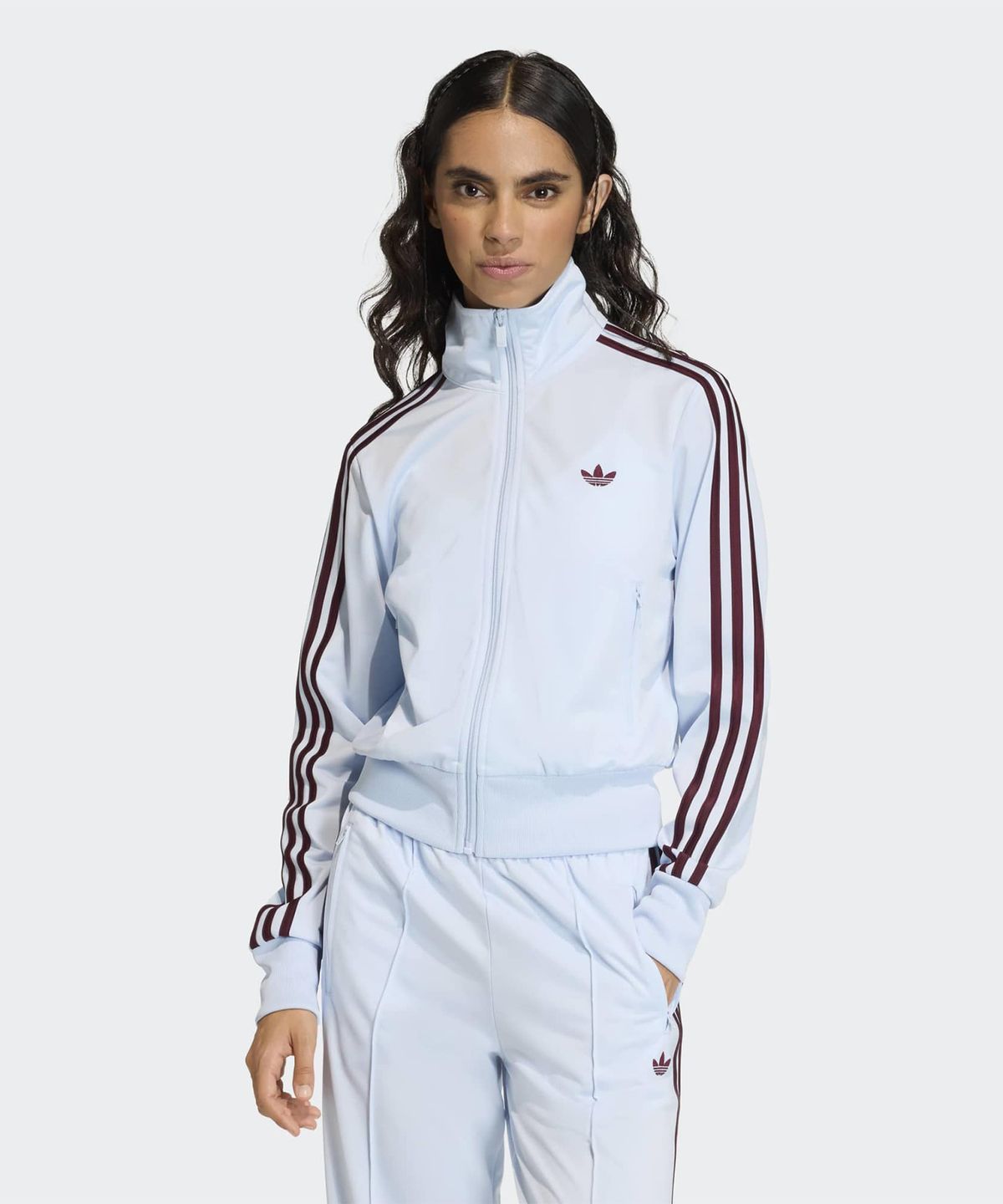 아디다스(ADIDAS) 파이어버드 클래식 트랙탑 - 크리스탈스카이:마룬 / KC6574