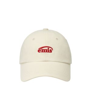 SMALL LOGO BALL CAP-CREAM