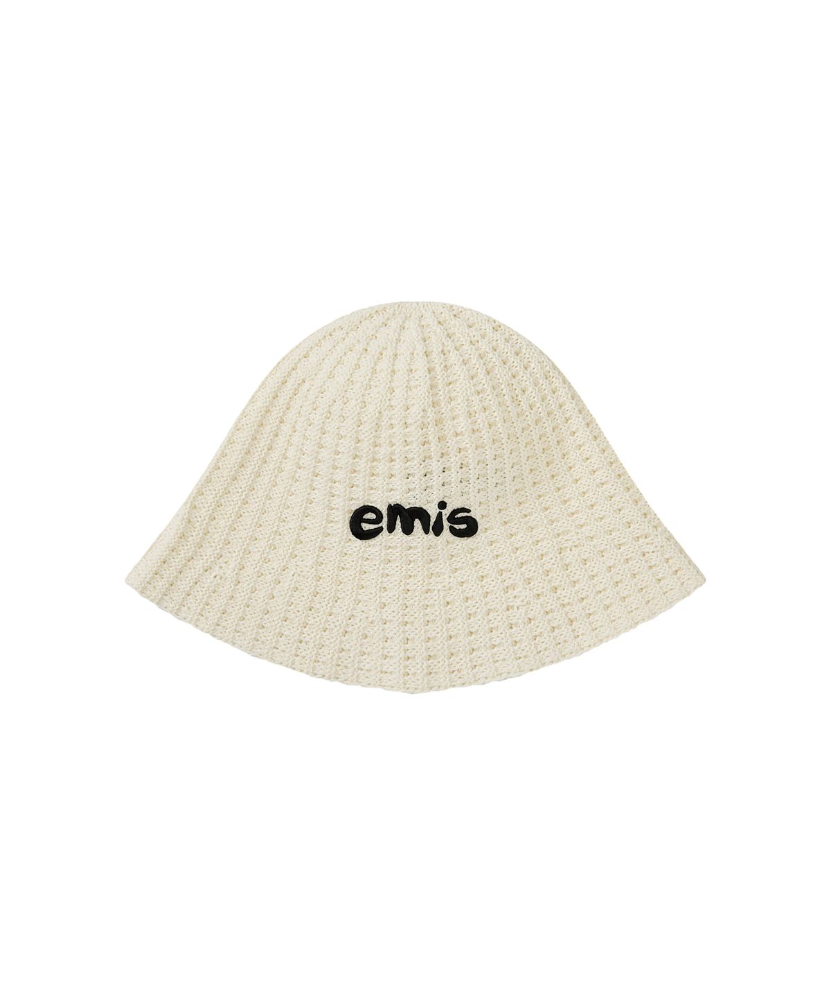 이미스(EMIS) COASTAL WAFFLE KNIT BUCKET HAT-WHITE