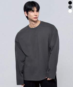 P2613 헤비절개 오버핏 긴팔티 [3COLOR]