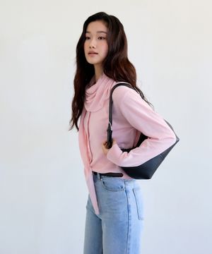 Shawl Collar Knit Cardigan (Pink)