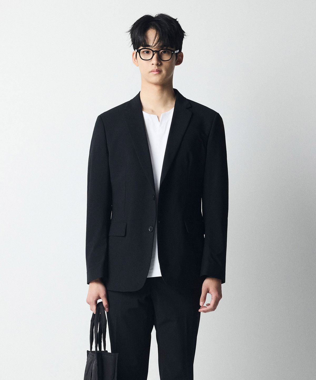 에스티코(STCO) Motion-Free Air SUIT 세트 블랙 (슬림핏)_SSJUB02SET