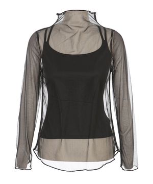 시스루 블라우스 나시세트_VB49TSMD01P