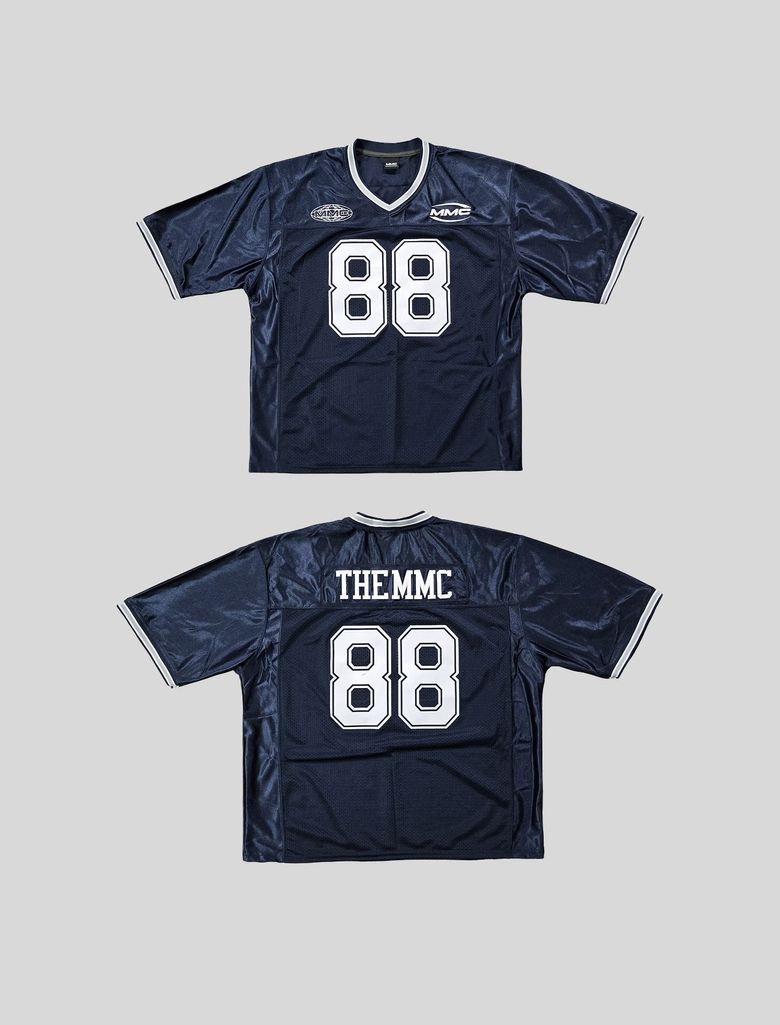 88 헤비 암밴딩 럭비 숏슬리브 [NAVY]