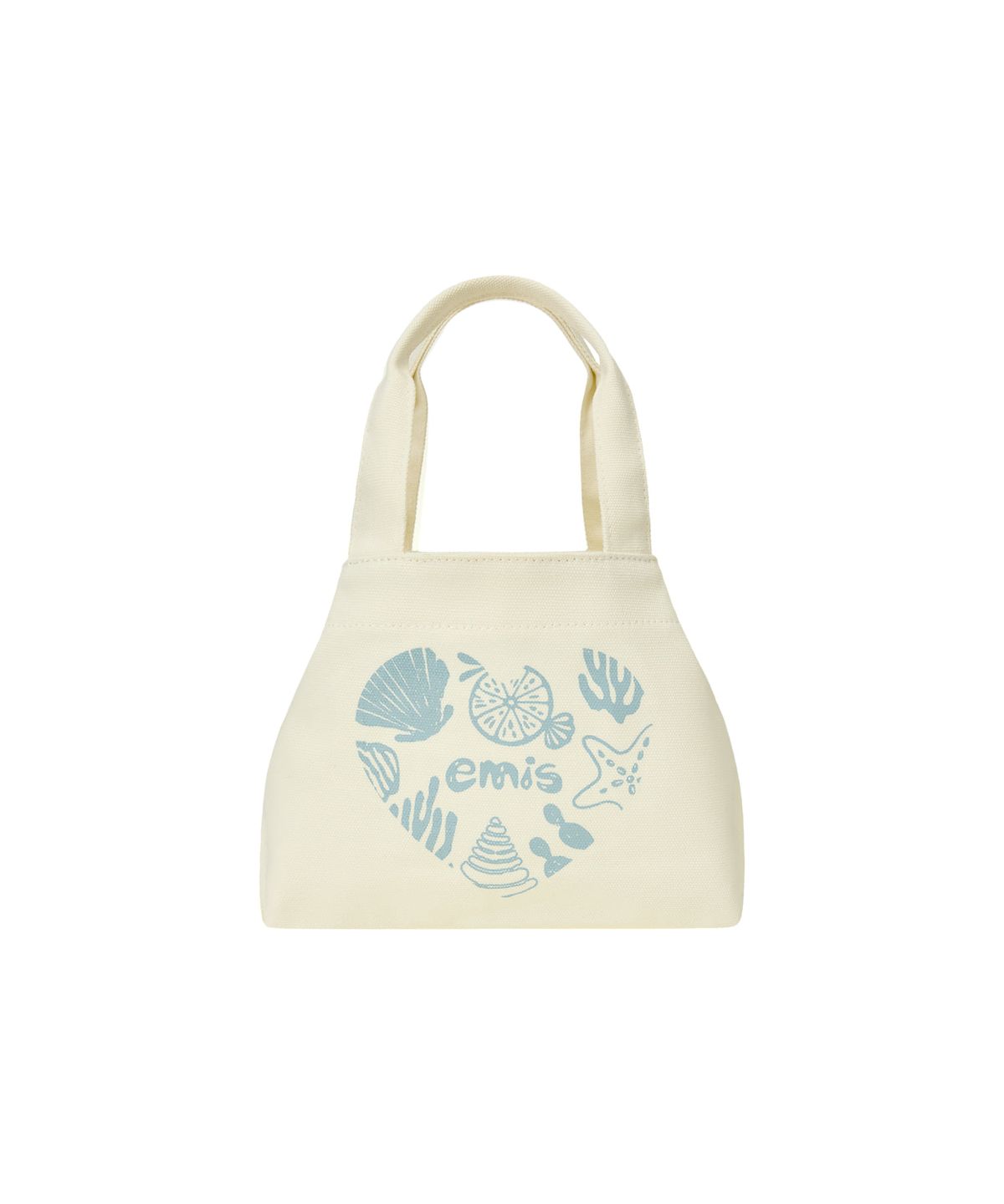 이미스(EMIS) HEART COASTAL MINI TOTE BAG-IVORY