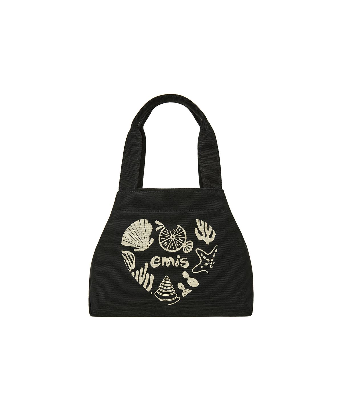 이미스(EMIS) HEART COASTAL MINI TOTE BAG-BLACK
