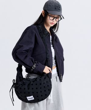 RIBBON POCKET CROSS BAG