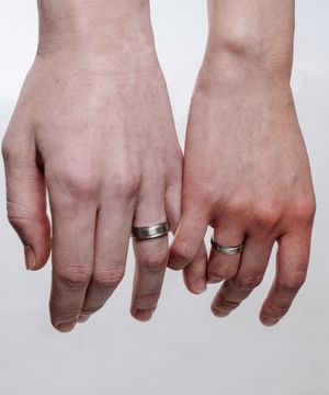 RAM002 Plain Bond Couple Ring (Unisex)