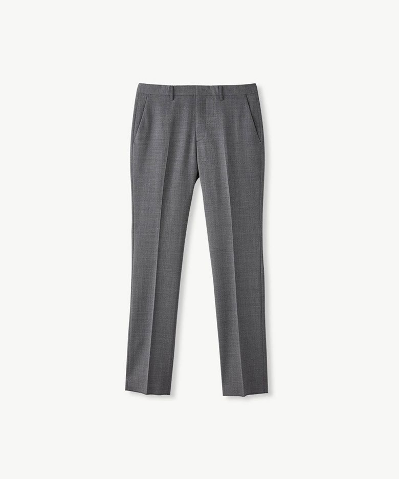 WOOL 49% 에센셜 스트레치 팬츠_그레이 (클래식핏)_SSLVB63CSG