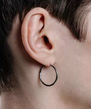RAM003 Night Loop Earrings