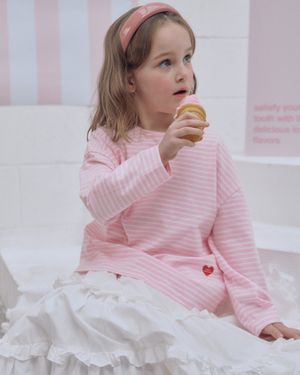 캔디 스트라이프 티 2color