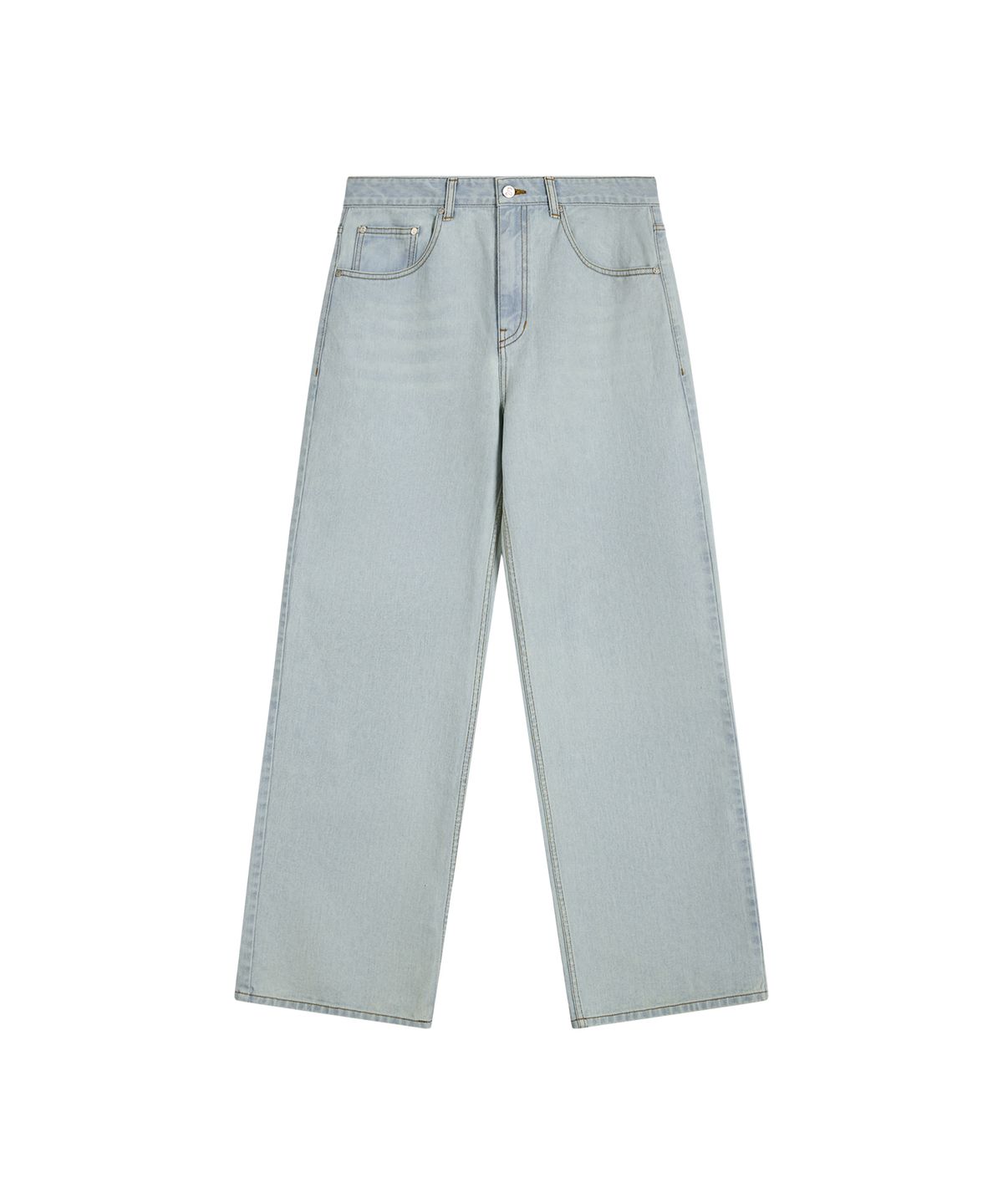 레스트앤레크레이션(REST&RECREATION) WASHED JEANS - LIGHT BLUE