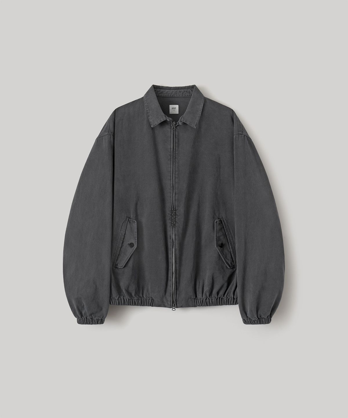 어나더 오피스(ANOTHER OFFICE) 80s Overdyed Blouson (Charcoal)