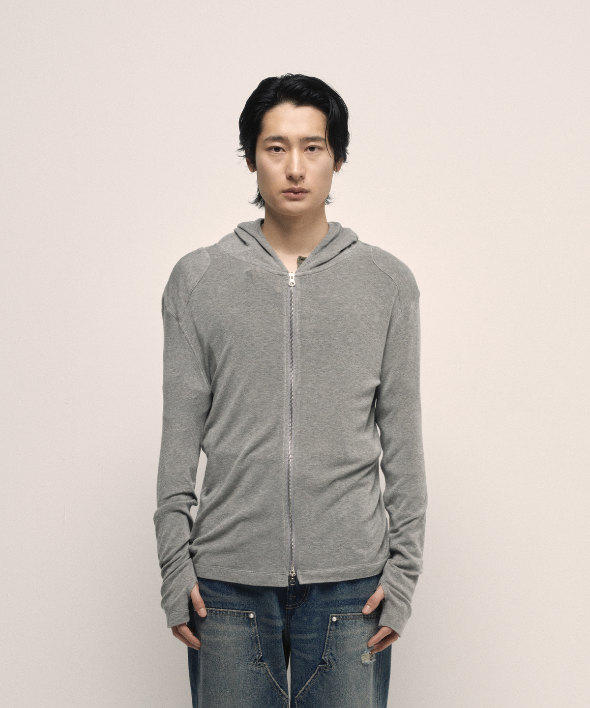 무라(MURRA) 위켄더 후드 집업 _ 그레이