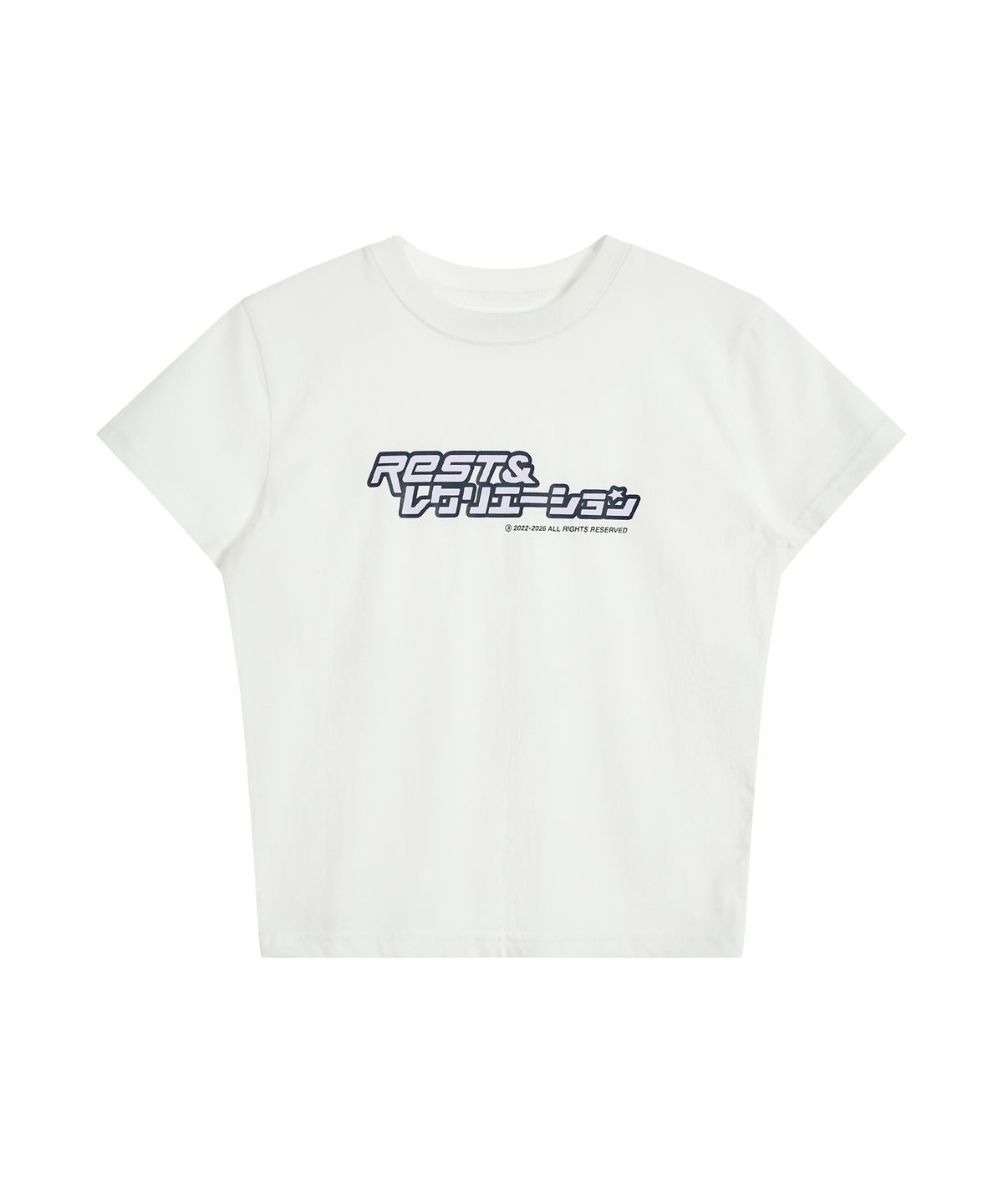 레스트앤레크레이션(REST&RECREATION) ANIME LOGO T-SHIRT - WHITE