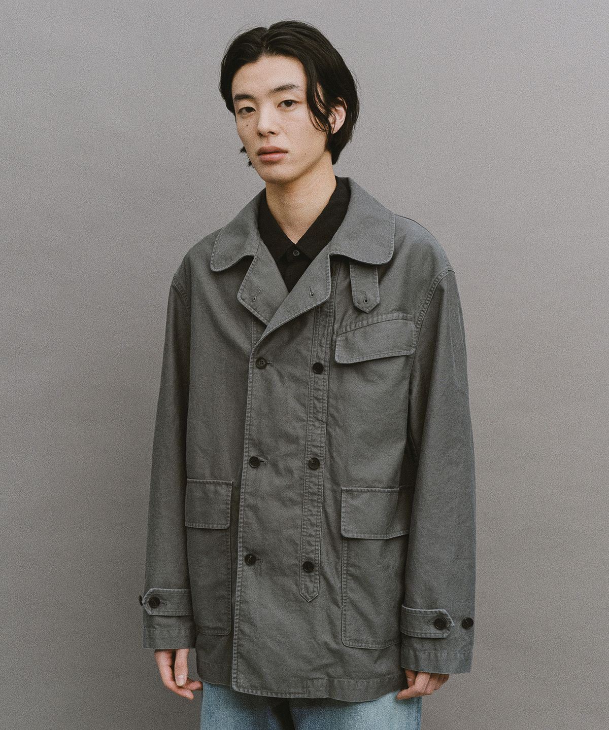 어나더 오피스(ANOTHER OFFICE) Le Corbusier French Jacket (Frost Gray)