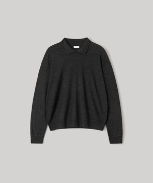Soutien Collar Knit Pullover (Almost Black)