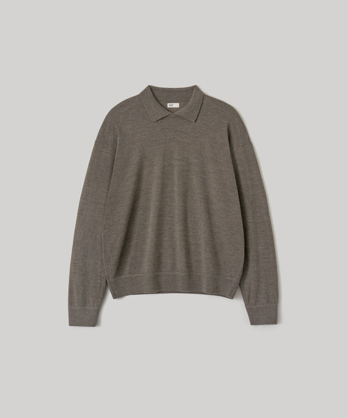 어나더 오피스(ANOTHER OFFICE) Soutien Collar Knit Pullover (Earth)