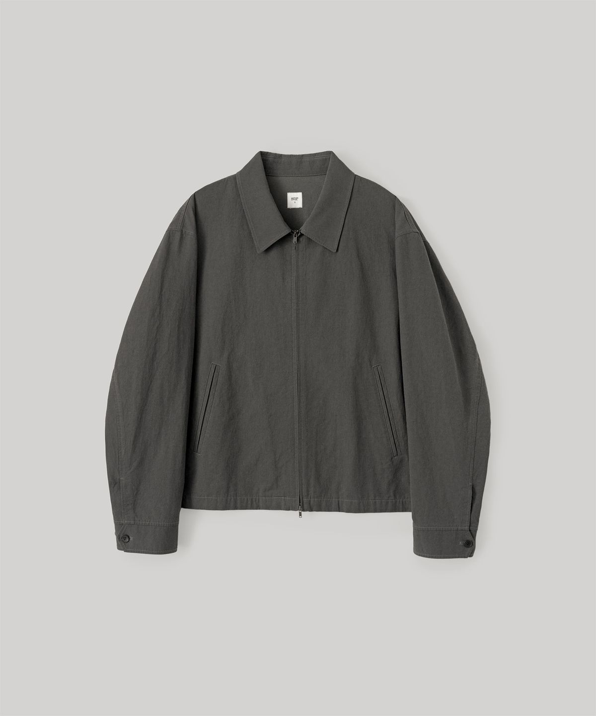 어나더 오피스(ANOTHER OFFICE) Soutien Collar Blouson (Charcoal)