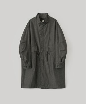 Silk Nep Mods Coat (Coal)