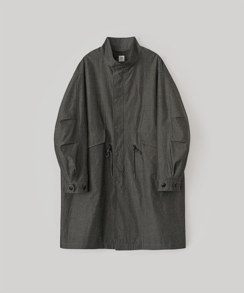 Silk Nep Mods Coat (Coal)