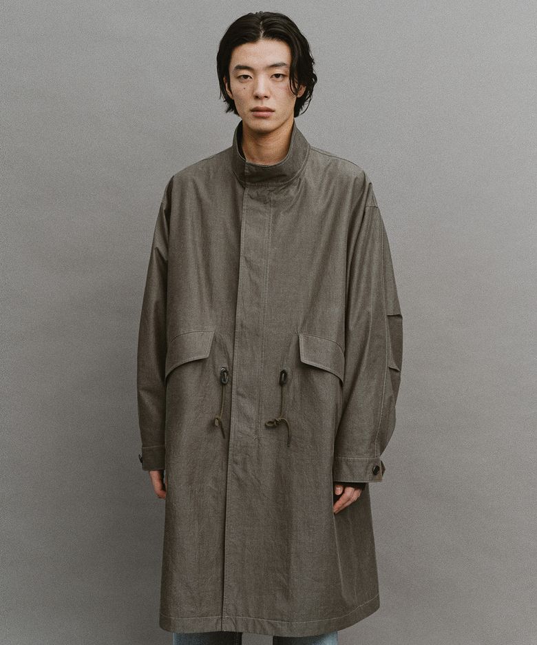 Silk Nep Mods Coat (Khaki)