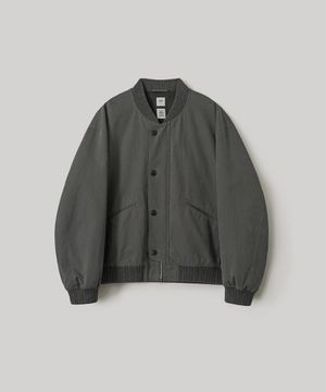 Brushed Bomber Jacket (Graphite)