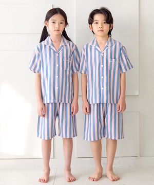 149 인디핑 아동 주니어 반소매 파자마세트