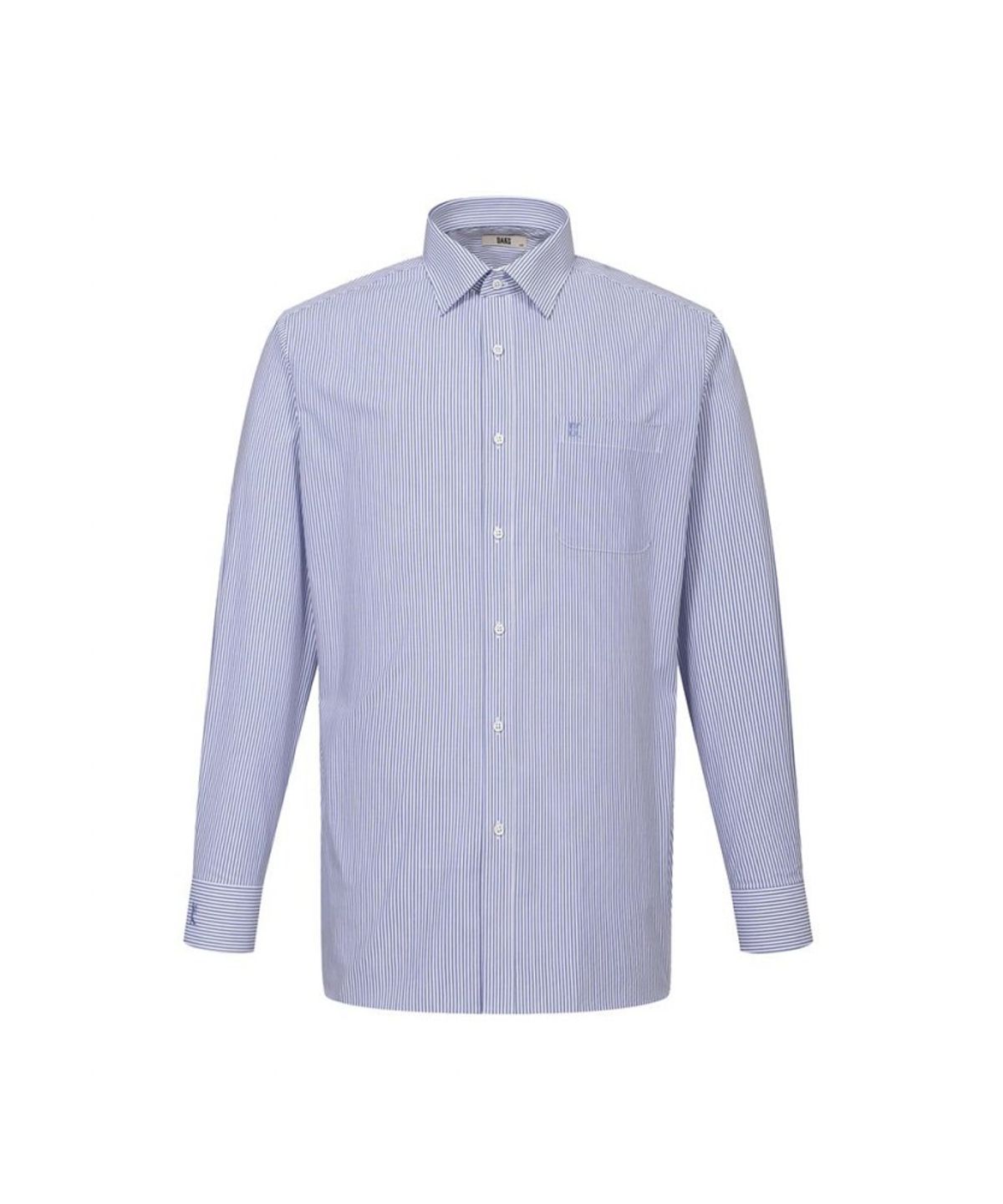 닥스셔츠(DAKS SHIRTS) 린넨혼방 마이크로스트라이프 드레스셔츠 레귤러핏_DMS3SHDL121B1