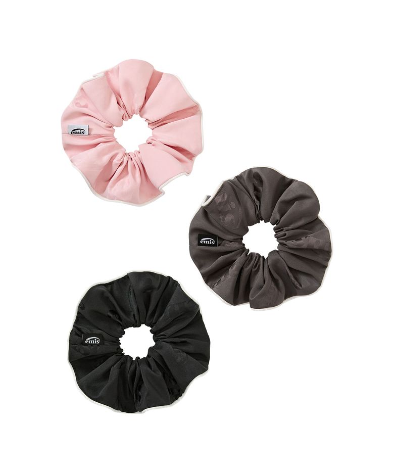 LOGO JACQUARD SCRUNCHIE