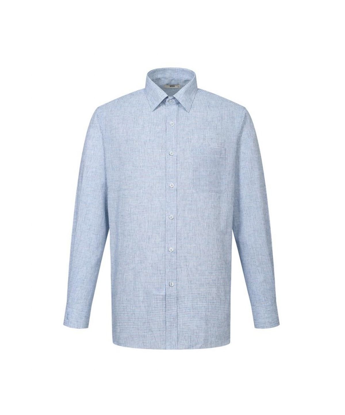 닥스셔츠(DAKS SHIRTS) 린넨혼방 마이크로패턴 드레스셔츠 레귤러핏_DMS3SHDL122B1