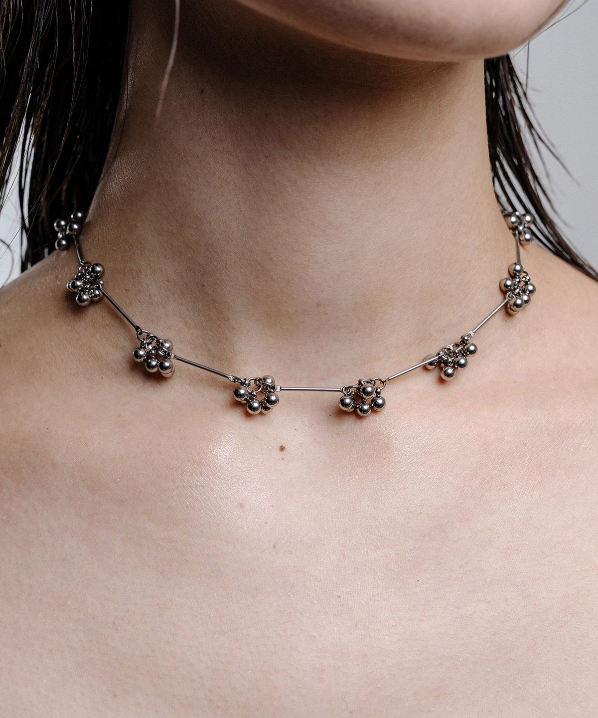 스칼렛또(SCALETTO) RA001 Ball Cluster Necklace